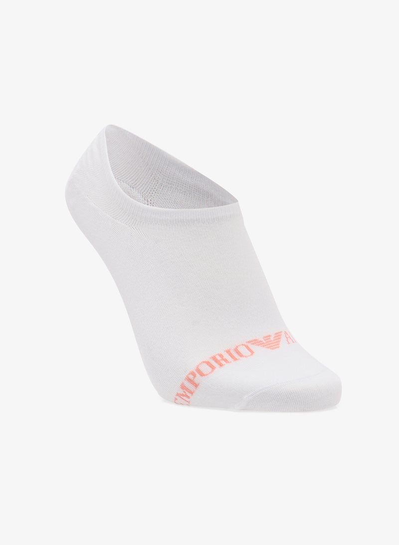 EMPORIO ARMANI 3 Pack Of Logo Liner Socks - Image 2